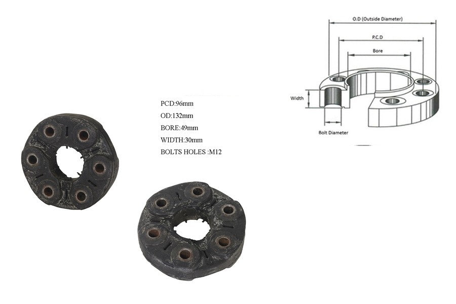 NEW TAIL SHAFT COUPLING FOR BMW X6 E71/E72  07/2008 - 2019  TAILSHAFT MOUNT