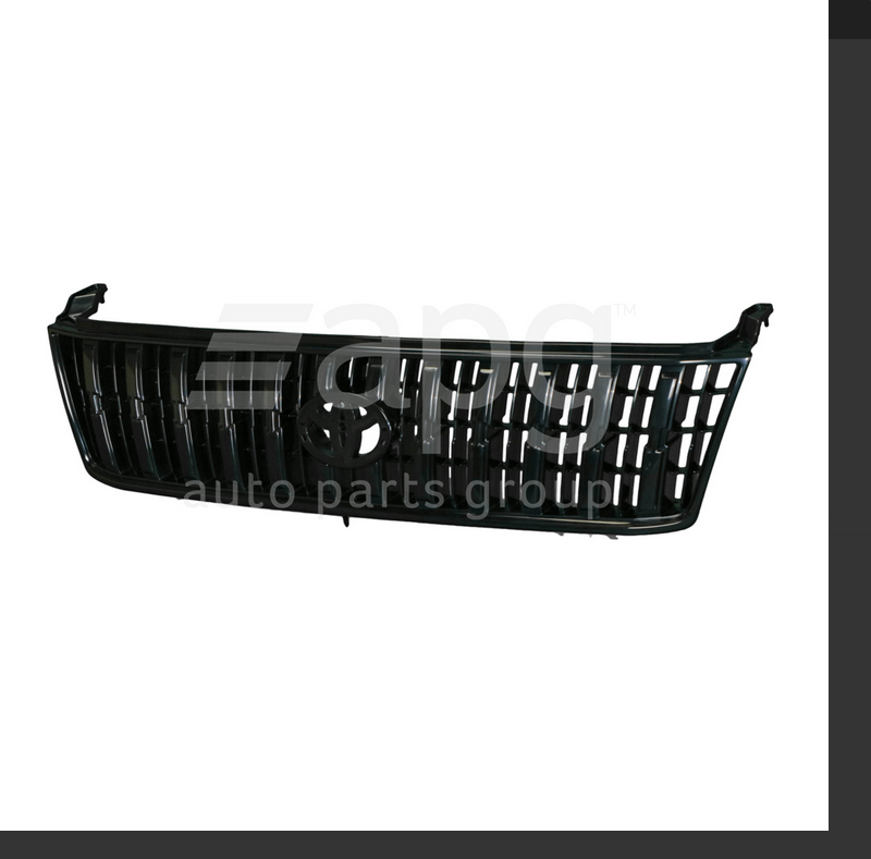 GENUINE FRONT GRILLE FOR TOYOTA PRADO-J95 6/1999-9/2002 BLACK VERTICLE LINES