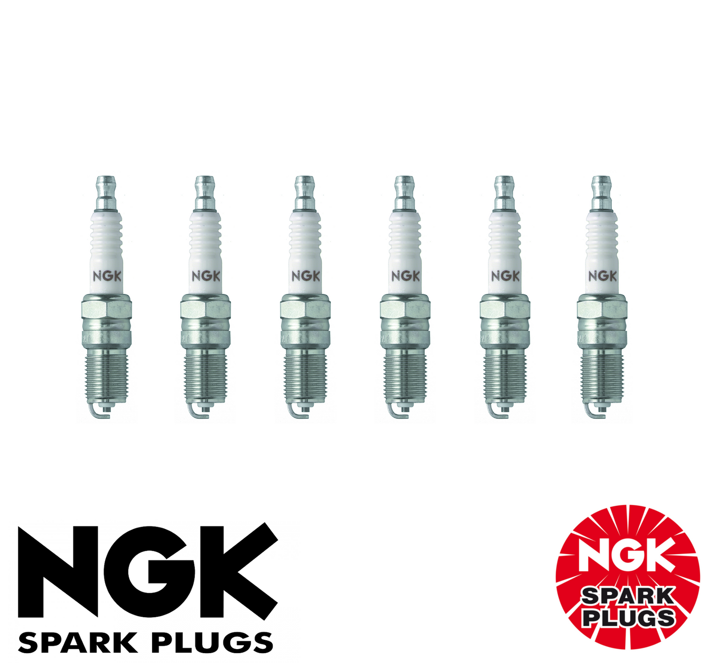 6 x GENUINE NGK SPARK PLUG SET FOR Holden Kingswood WB 3.3L 6 Cyl (202ci Blue Mo