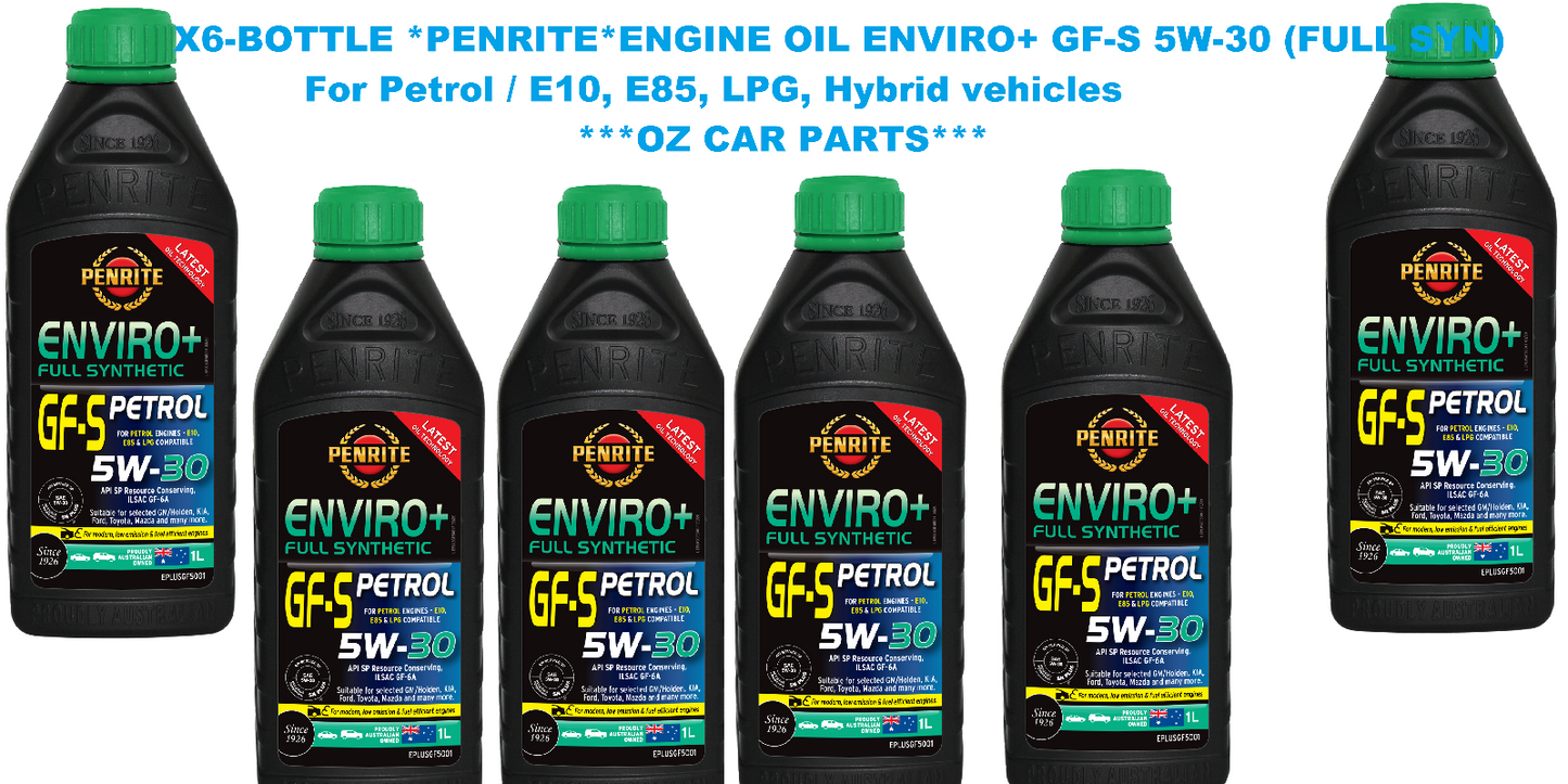X6-BOOTLE ENGINE OIL *PENRITE* EPLUSGF5001  ENVIRO+ GF-S 5W-30 (Full Synthetic)