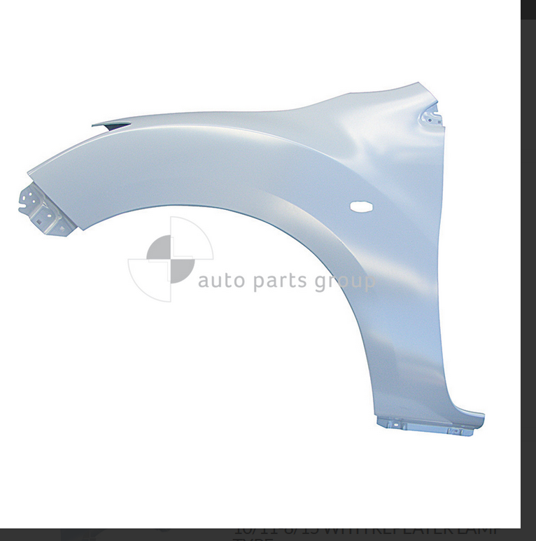 GENUINE LEFT GUARD FENDER FOR MAZDA BT50 10/2011-8/2015 XTR-GT BT-50