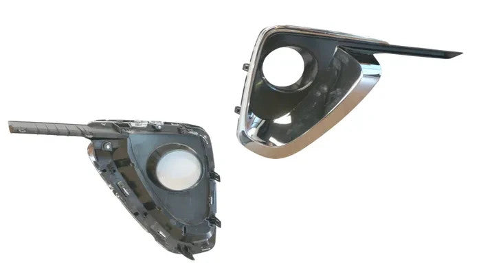 NEW FRONT RIGHT FOGLIGHT COVER+CHROME FOR TOYOTA FORTUNER GUN156 07/15-04/20