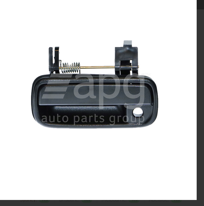 NEW LEFT FRONT OUTER DOOR HANDLE BLACK FOR TOYOTA HILUX LN167R 10/1997-8/2000