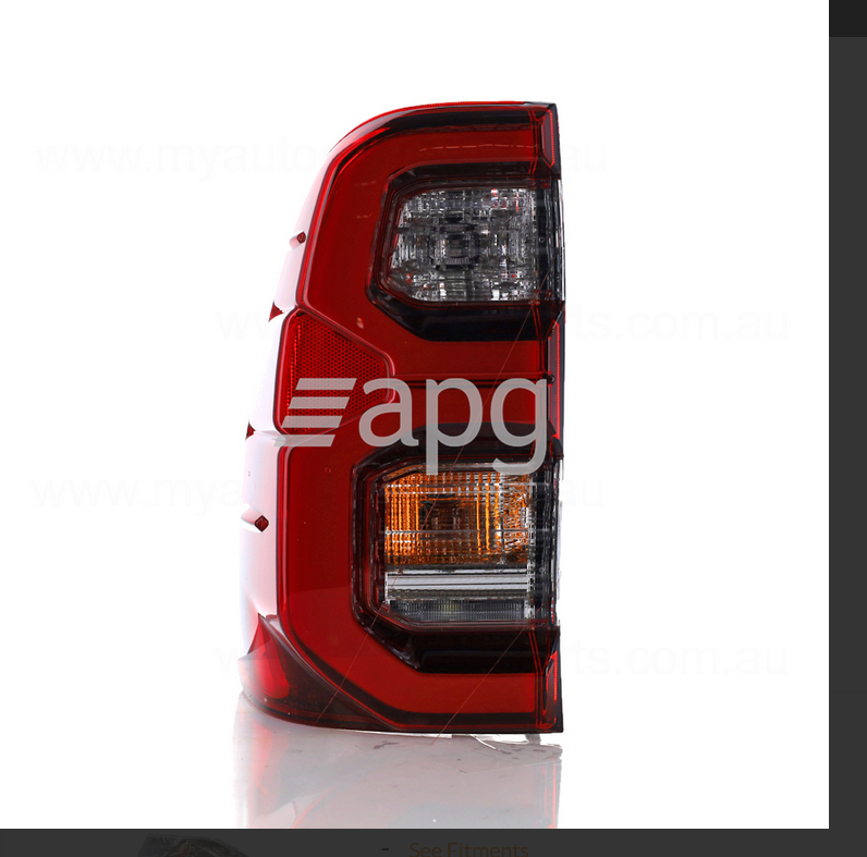 GENUINE LEFT SIDE TAIL LIGHT FOR Toyota Hilux GUN126R 5/2020-on LED TYPE