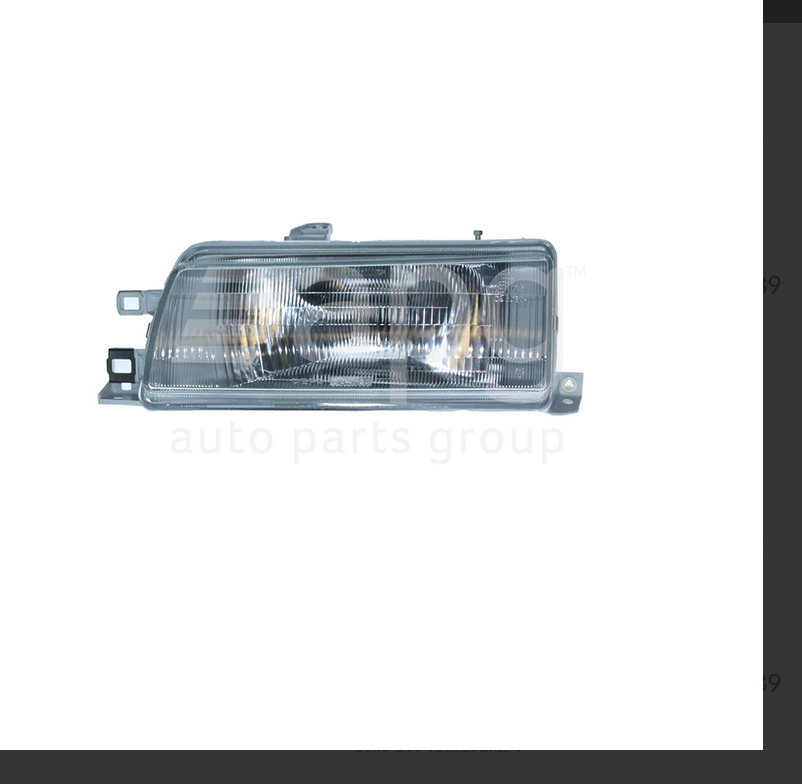 NEW LEFT FRONT HEADLIGHT LAMP FOR TOYOTA COROLLA 2/1989-8/1994 AE90