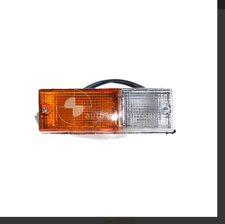 NEW FRONT BUMPER LEFT PARK LIGHT FOR HOLDEN RODEO 7/88-12/90-Amber & White