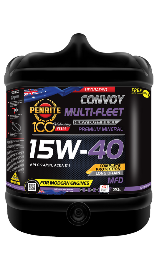 20-L CONVOY MULTI-FLEET DIESEL 15W-40 (Mineral) engine oil PENRITE MULTIFD15020