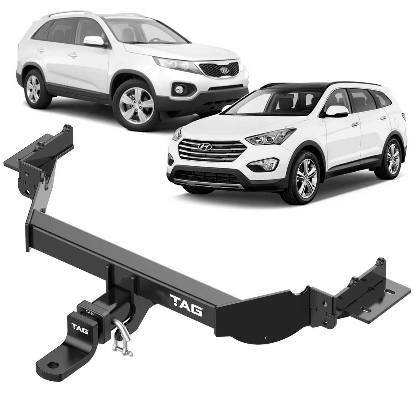 TAG Heavy Duty Towbar for Hyundai Santa Fe (09/2012 - 06/2018), KIA Sorento (10/
