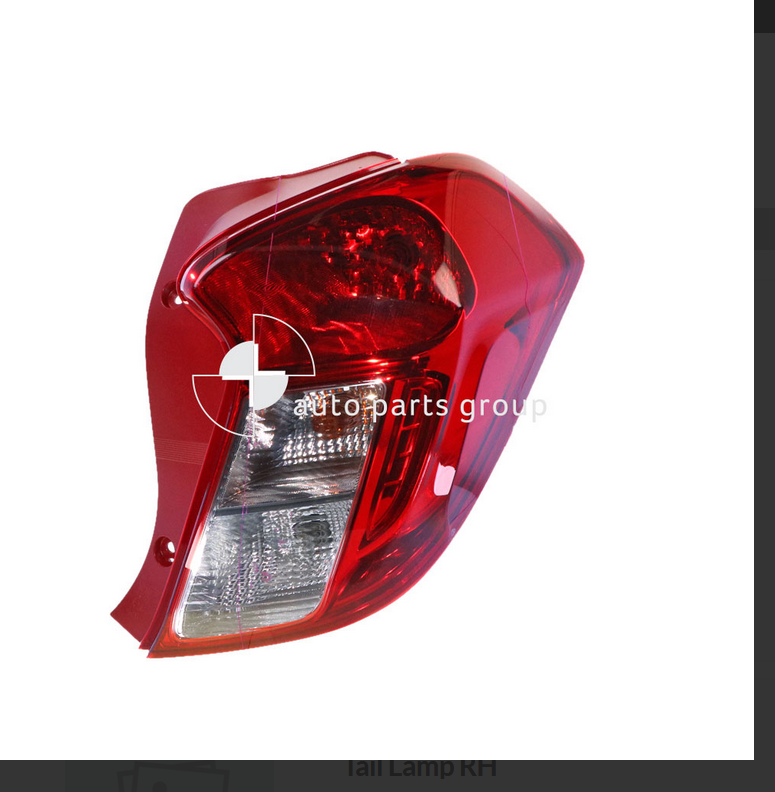 GENUINE RIGHT TAIL LIGHT FOR HOLDEN SPARK MB HATCH 12/2015-2/2018