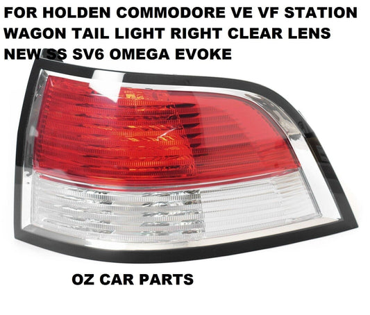 HOLDEN COMMODORE VE VF STATION WAGON RIGHT HAND TAIL LIGHT LAMP NEW CLEAR LENS