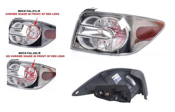NEW RIGHT SIDE TAIL LIGHT FOR MAZDA CX-7 ER SERIES 2 10/2009-01/2012 TAILLIGHT