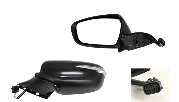 NEW LEFT DOOR MIRROR FOR KIA CERATO YD 08/2013-03/2016 WITH HEATED+LIGHT 6-PIN