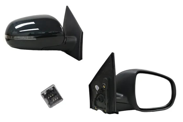 NEW RIGHT DOOR MIRROR FOR KIA RIO JB 8/2009-9/2011 HEATED+LED NO-FOLDING 6-PIN