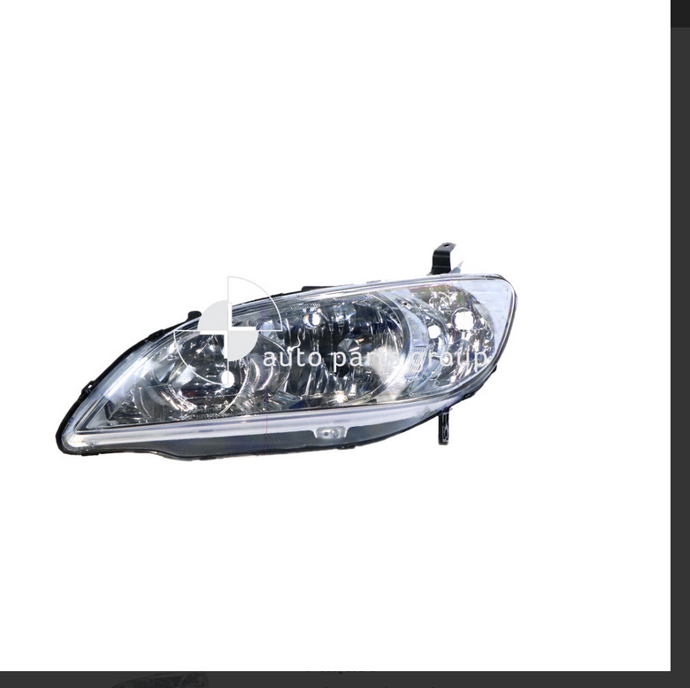 NEW PASSENGER LEFT HEADLIGHT LAMP FOR Honda Civic 2/2004 - 1/2006 ES SEDAN