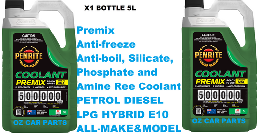 5L Engine Radiator Coolant Anti-Freeze FOR PETROL DIESEL LPG HYBRID E10 ALL CARS