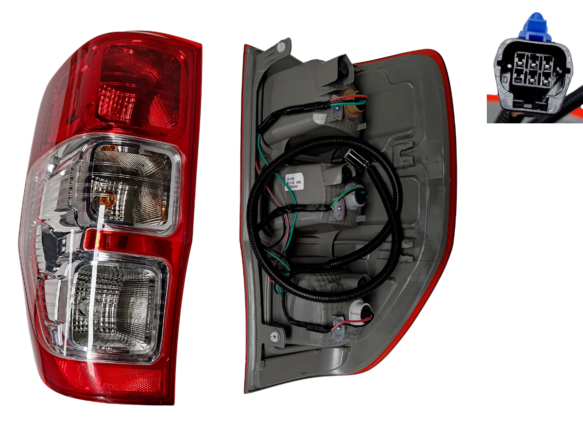 NEW PASSENGER SIDE TAIL LIGHT FOR FORD RANGER PX 09/2011 12/2022 NON SMOKY TYPE