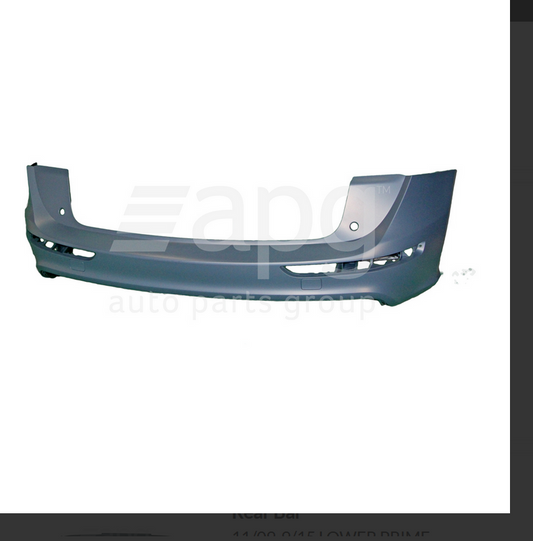 GENUINE REAR BUMPER BAR FOR AUDI Q5 3/2009-11/2012 SLINE/SQ5 S-LINE