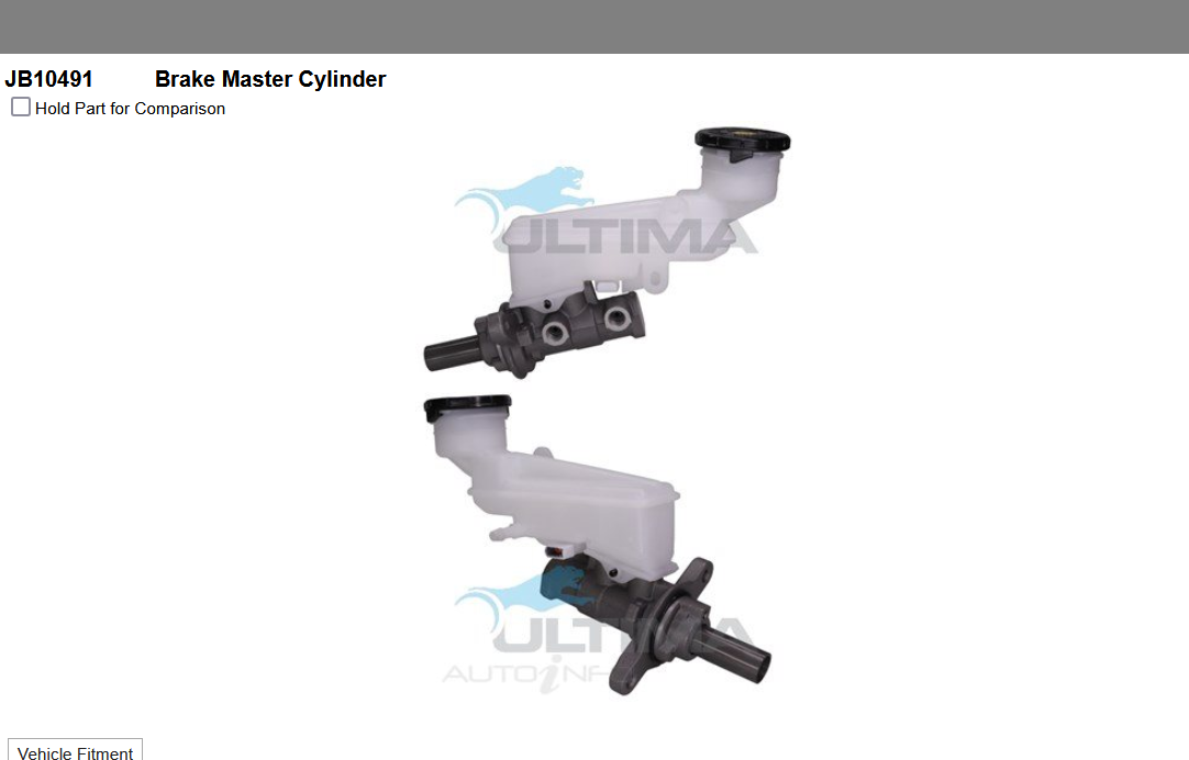 BRAKE MASTER CYLINDER FOR ISUZU DMAX TFR TFS 2012-2020 MANUAL ABS/TC traction