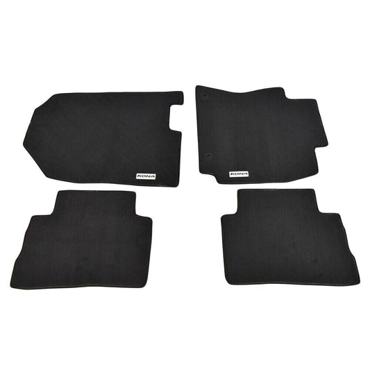 GENUINE FOR Hyundai Kona Tailored Carpet Floor Mats Set of 4 MY17 - MY23