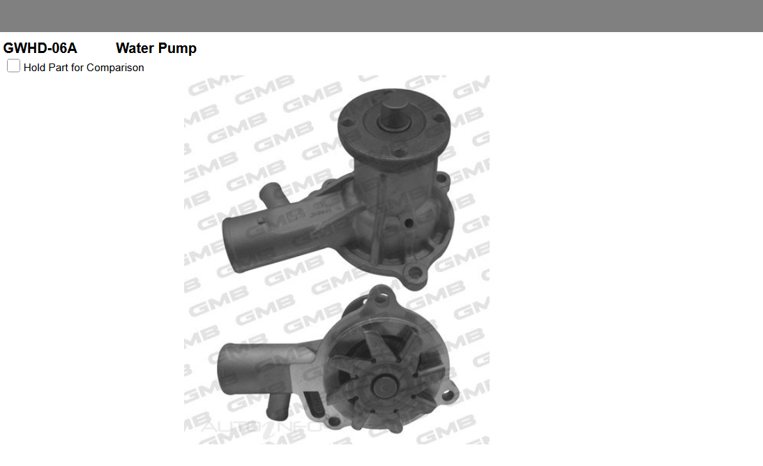 GENUINE GMB WATER PUMP+GASKET+SILICONE FOR Honda Jazz 1.5L GE2,GD,GE3 (GD3)