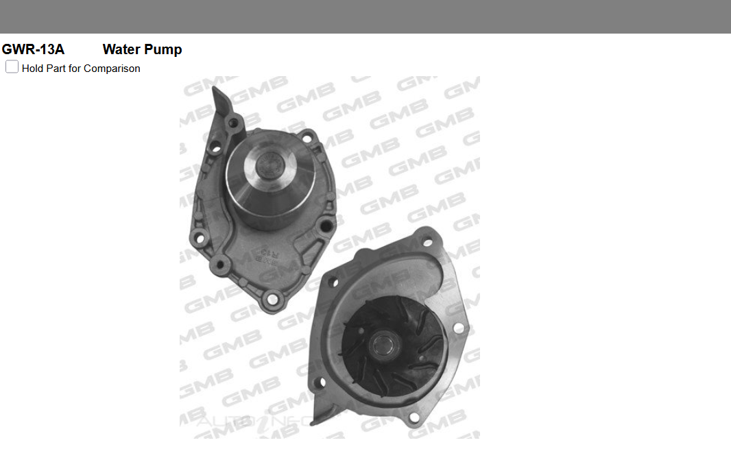 GENUINE GMB WATER PUMP+GASKET+SILICONE FOR Renault Megane 2.0 X84 Renault Sport