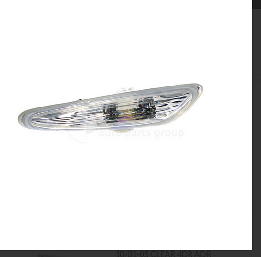 NEW PASSENGER FRONT GUARD BLINKER FLASHER FOR BMW E46 10/2001-2005 CLEAR SEDAN