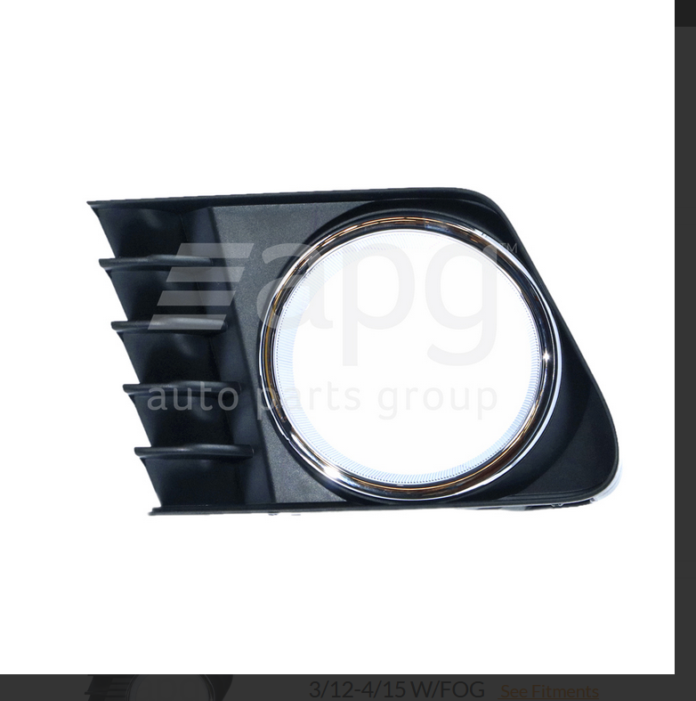 GENUINE FRONT LEFT FOG LIGHT COVER BEZEL FOR Toyota Prius-V ZVW40R 3/2012-4/2015