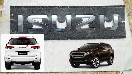 NEW GENUINE REAR EMBLEM BADGE FOR ISUZU Logo Badge MU-X Nov 2023 Onwards