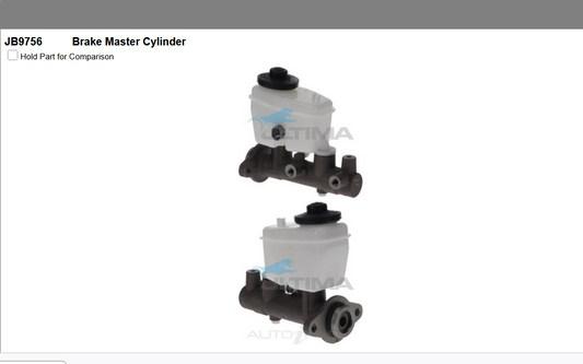 NEW Brake Master Cylinder For Toyota Hilux LN147 11/97-1005 Without ABS *JB9756*