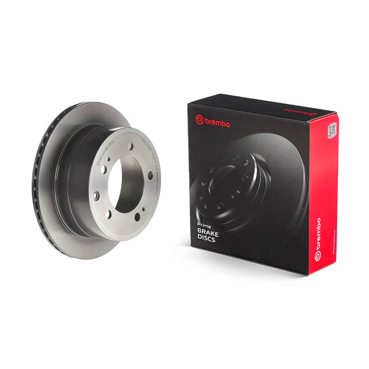 Brembo REAR Disc Brake Rotor FOR Toyota LandCruiser 4.2 HDJ78R SUV 4x4 2000-2007