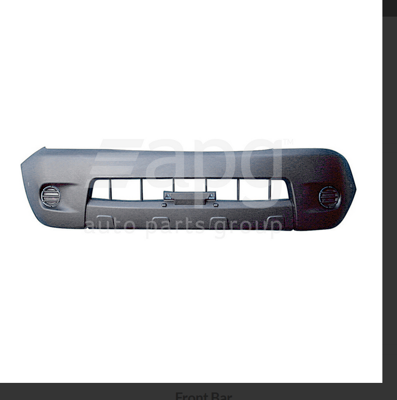 NEW FRONT BUMPER BAR FOR TOYOTA HILUX 2/2005-8/2008 2WD/4WD SR5 W/FLARE TYPE