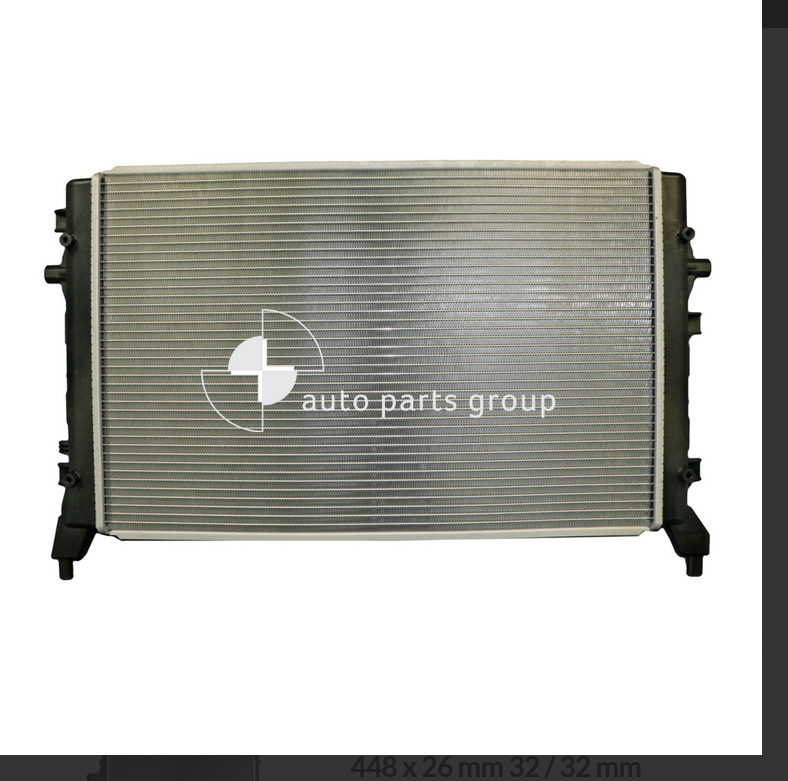 NEW RADIATOR FOR Volkswagen Caddy 8/2010-12/2015 1.2L CBZA T/PETROL MANUAL