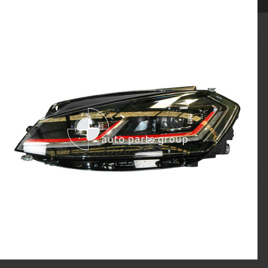 GENUINE LEFT HEADLIGHT FOR VOLKSWAGEN GOLF MK7 A7.5 5-DOOR Gti 8/2017- 1/2021