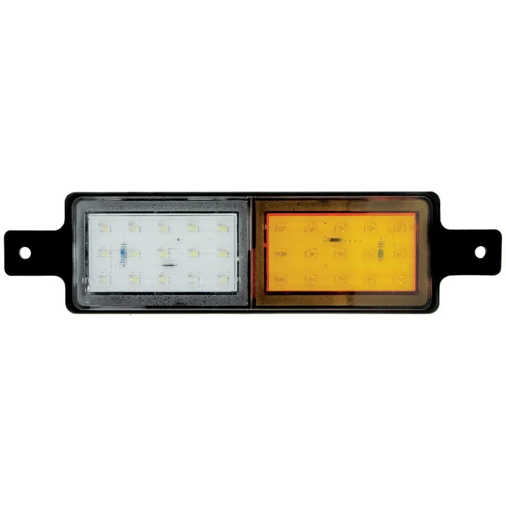 NEW HEAVY DUTY PAIR LED FRONT DIRECTIN INDICATOR & POSITION LAMP 10-30V BULL BAR