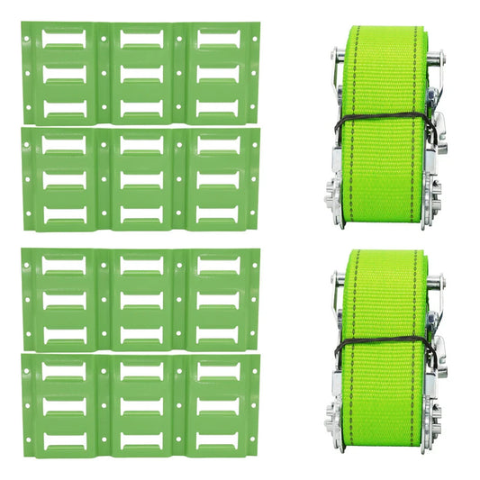 E-Track Multi Wide Kit with 1.8m Strap SET FOR Car Trailer and Atv