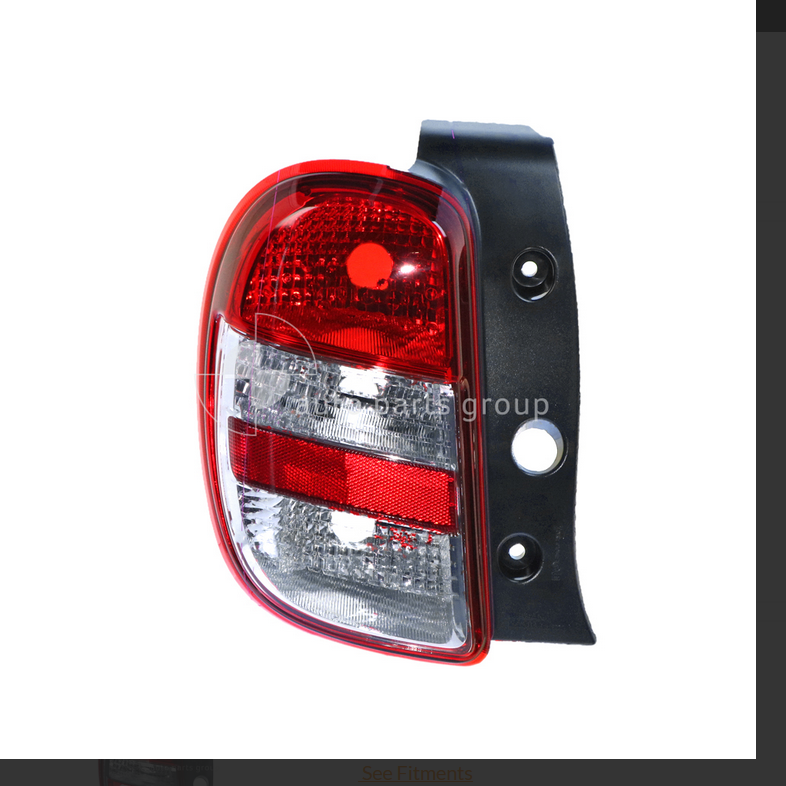 GENUINE LEFT TAIL LIGHT FOR NISSAN MICRA K13 HATCH 9/2010-1/2013 ALL