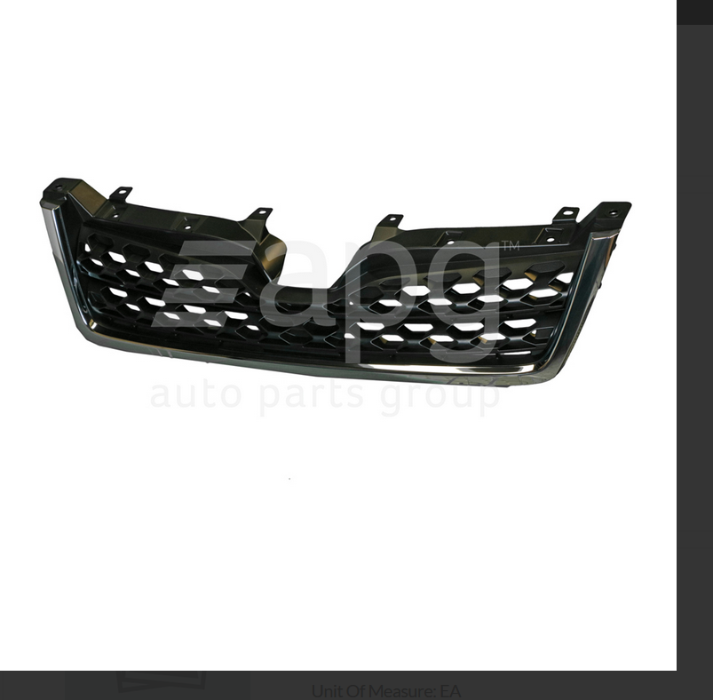 GENUINE FRONT GRILLE FOR SUBARU FORESTER WAGON AWD 3/2015-7/2018 CHROME MOULD