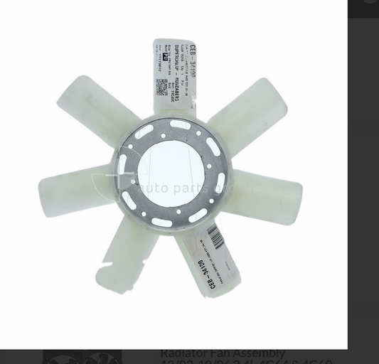 NEW RADIATOR ENGINE FAN BLADE FOR MITSUBISHI EXPRESS 10/86-1/06 2.0L 4G63 4CYL P