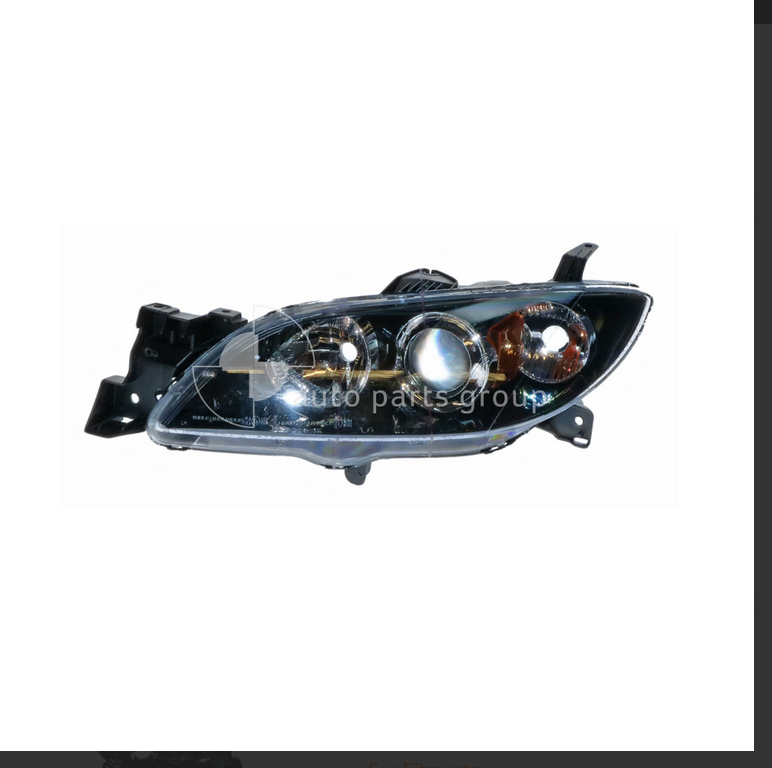 NEW LEFT HEADLIGHT FOR MAZDA 3 BK SEDAN 1/2004-6/2006 Halogen Manual Adjust