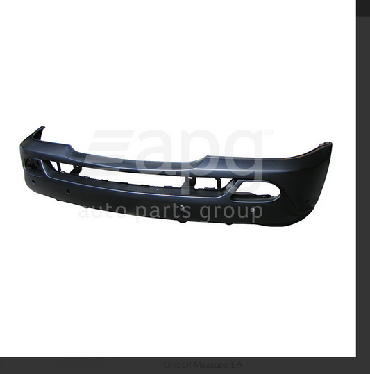 NEW FRONT BAR COVER BUMPER FOR Mercedes-benz M Class 10/01-8/05 W/PARK SENSOR TY