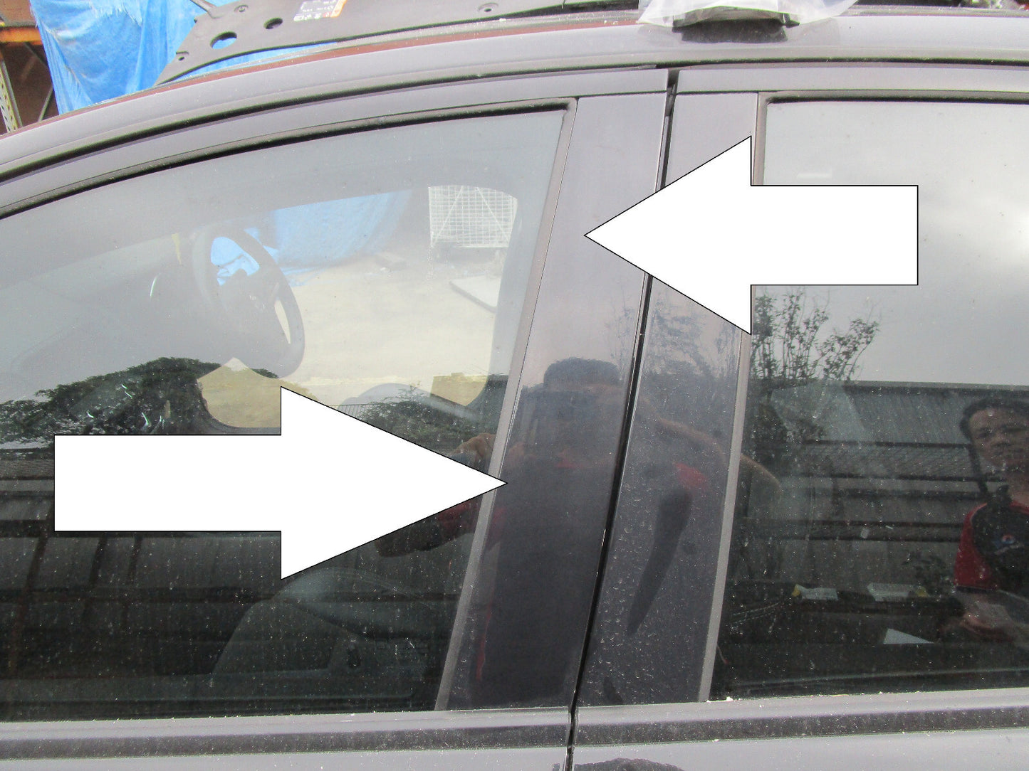 GENUINE PASSENGER FRONT Pillar DOOR Mould FOR HOLDEN COMMODORE VE VF CALAIS