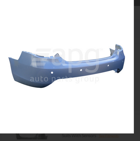 NEW REAR BUMPER BAR FOR FORD FALCON FG XT 11/2011-10/2014 WITH SENSOR TYPE SEDAN