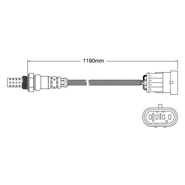 NEW Exhaust O2 Oxygen Sensor FOR Alfa Romeo GTV (AR916) â€“ 2.0L and 3.0L 6-cylind