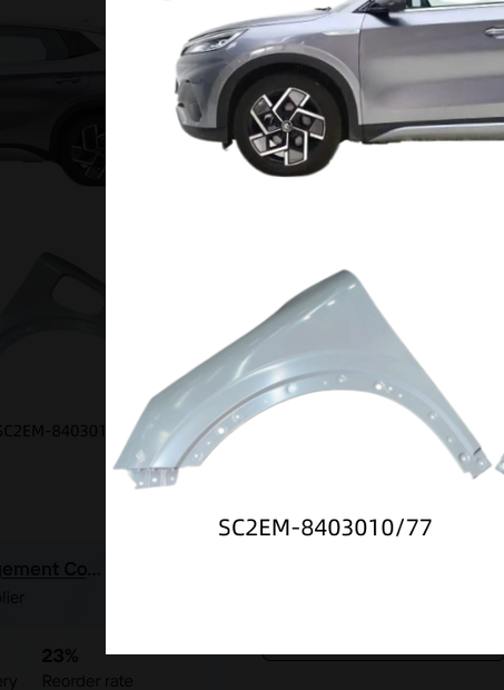 GENUINE LEFT FRONT GUARD FOR BYD Atto 3 01/2022 -ON -BYD Electric CAR