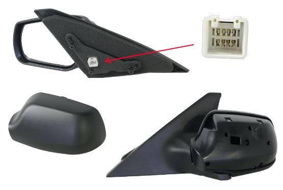 NEW LEFT  SIDE DOOR MIRROR FOR MAZDA 3  BK  01/2004 ~ 12/2008