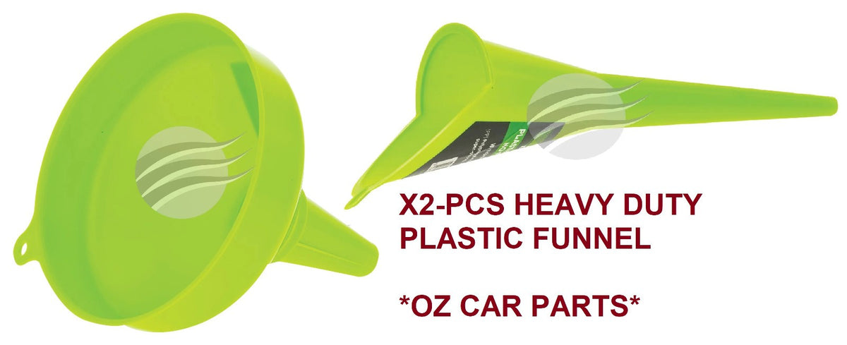 NEW HEAVY DUTY PLASTIC FUNNEL X2 PCS 200mm x 211mm-110mm x 290mm