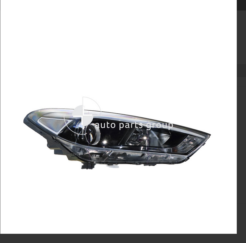 GENUINE RIGHT HEADLIGHT FOR HYUNDAI TUCSON TL 8/2015-6/2018 HALOGEN 1-RING TYPE