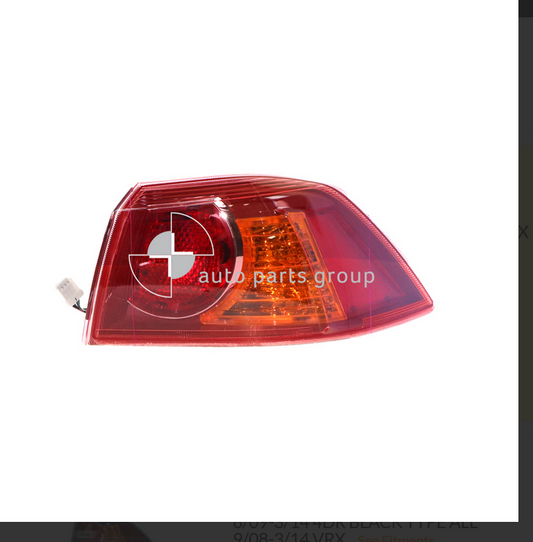 GENUINE RIGHT TAIL LIGHT LAMP FOR Mitsubishi Lancer 9/07-8/09 SEDAN RED TYPE ALL