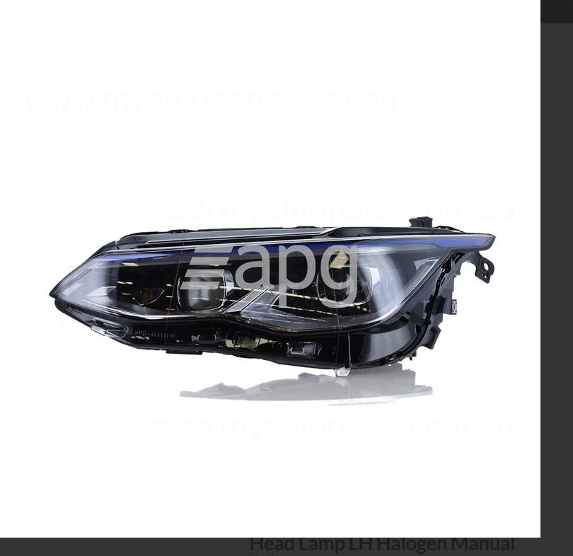 GENUINE LEFT HEADLIGHT FOR VOLKSWAGEN GOLF MK8 HATCH WAGON 11/2021-ON LED Matrix