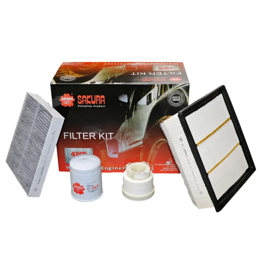SERVICE FILTER KIT OIL AIR FUEL CABIN FOR MAZDA BT-50 B30 TFS TFR